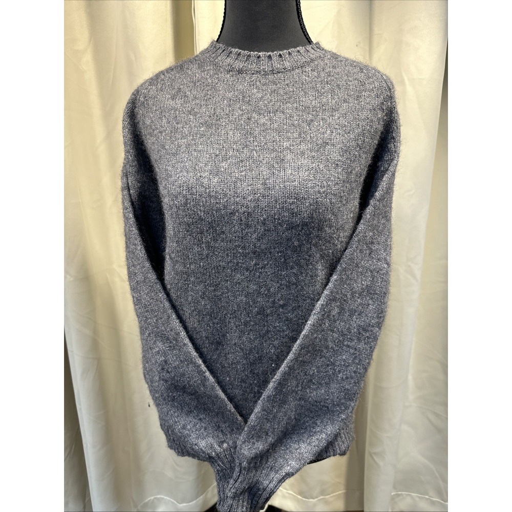 Knights Bridge Wool Polyester Men's Large Fits Like Small‎ Sweater Charcoal